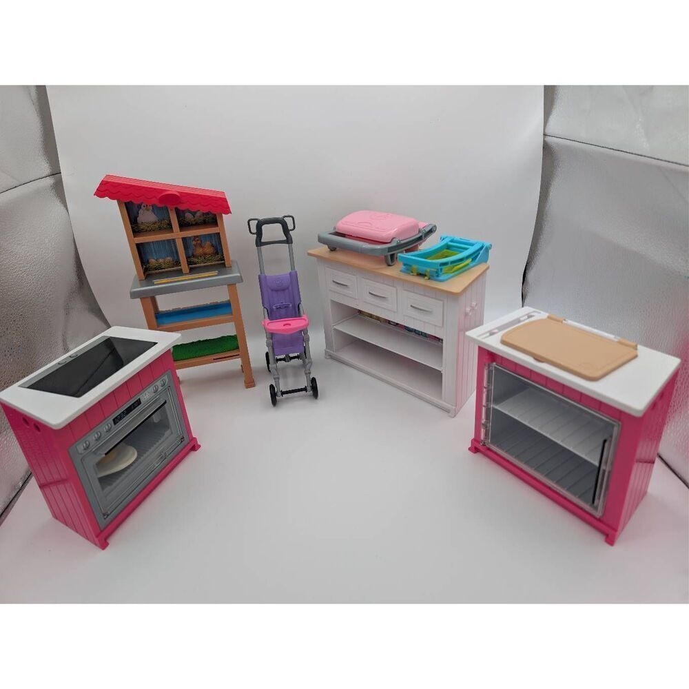 Barbie Doll House accessories ultimate Kitchen Mattel plus more